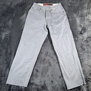 Levis Jeans Mens 29X28 Gray SilverTab Loose Straight Leg Y2K Vintage Skater